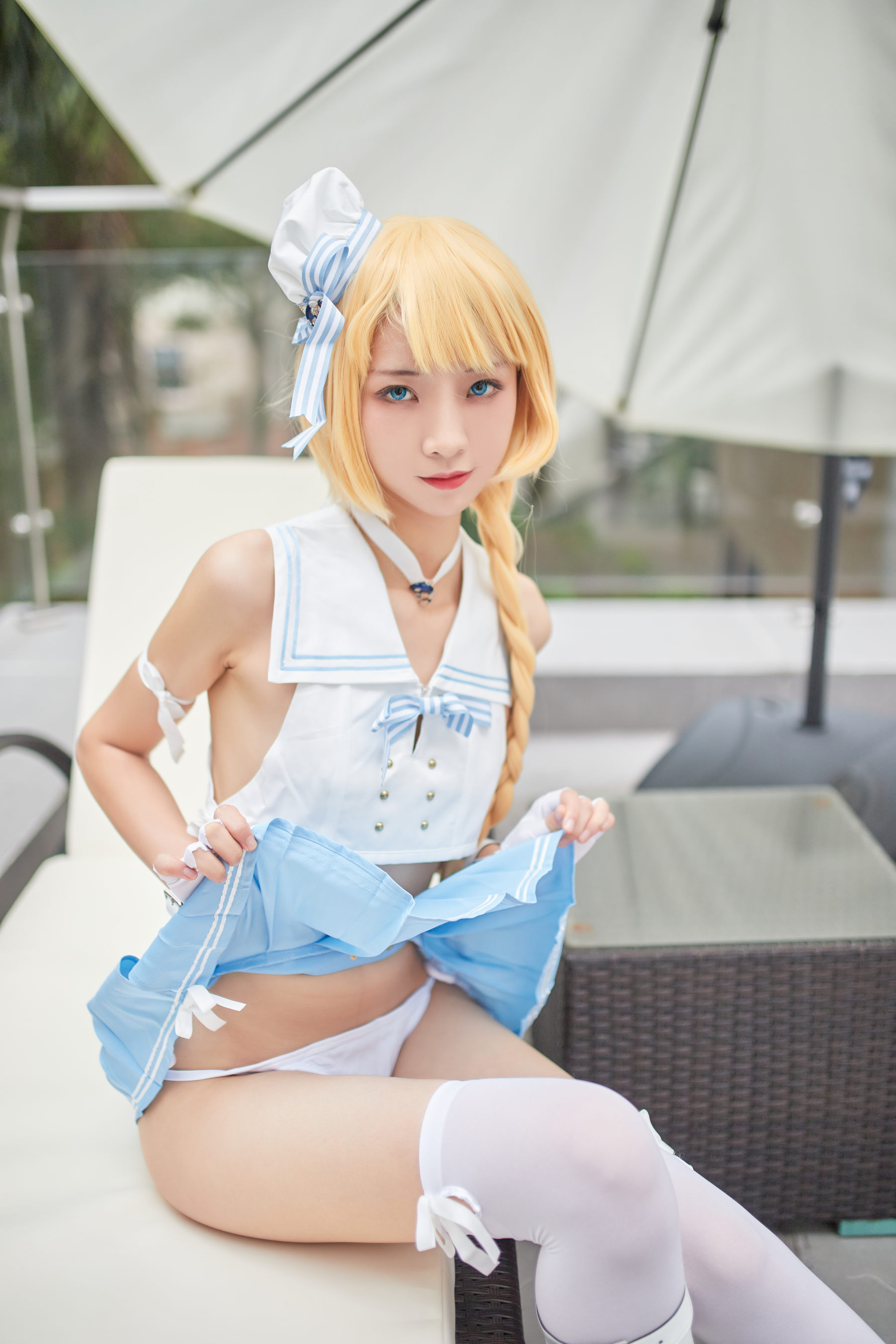 清纯妹子西瓜 – 舰队少女 兔女郎 Cosplay-第87张