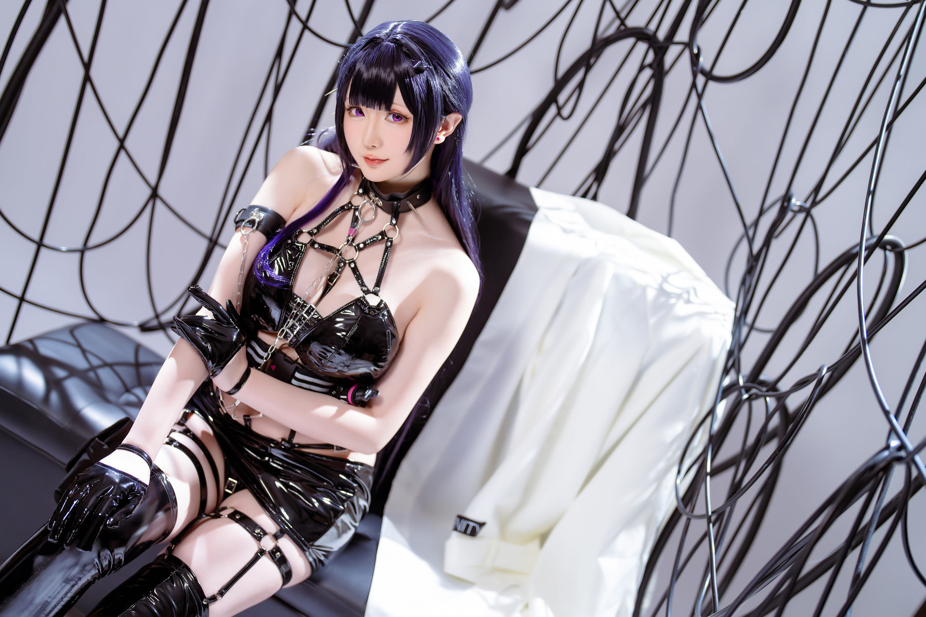 Coser小姐姐星之迟迟 – Nikke-米哈拉 Cosplay-第1张