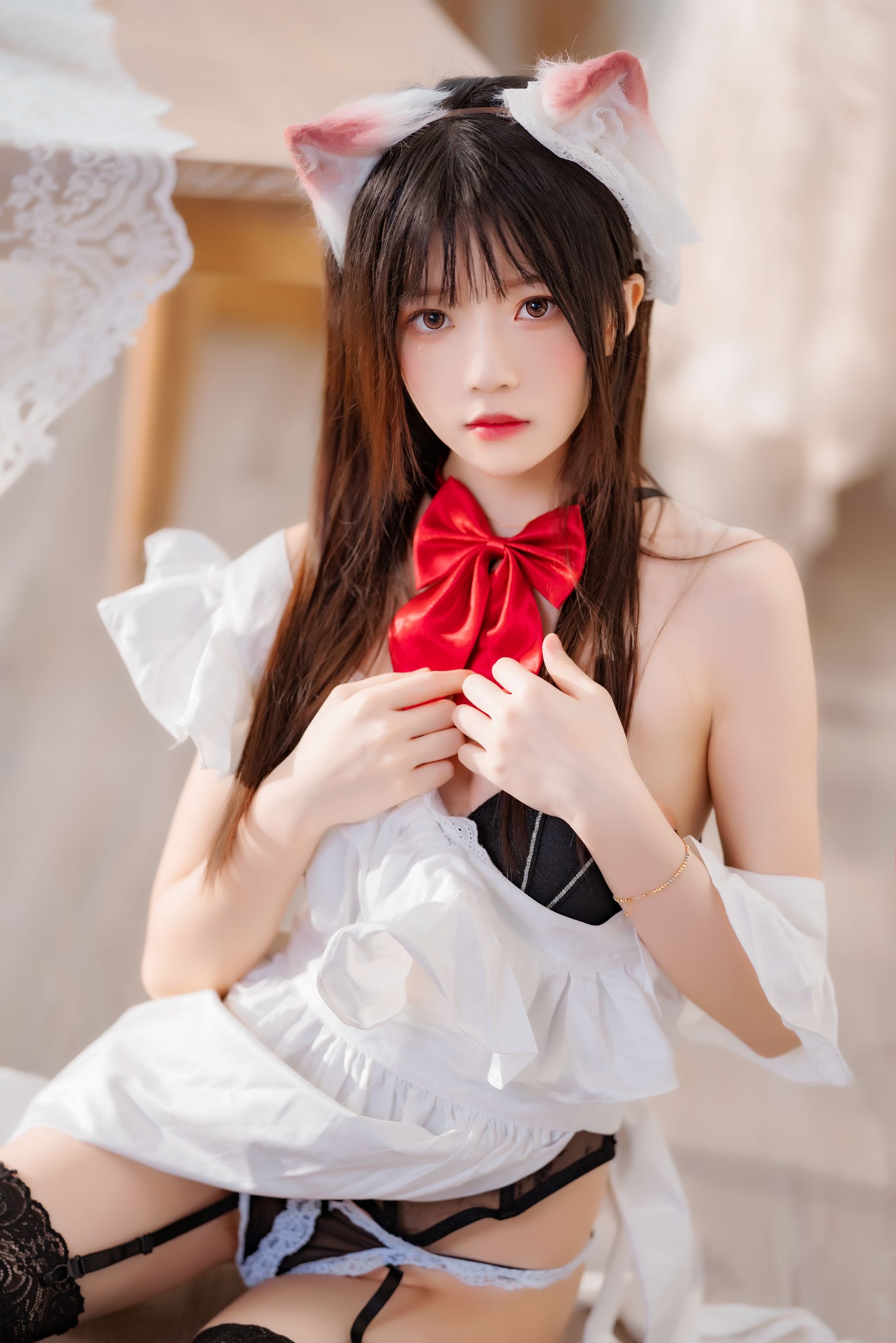桜桃喵 – 长裙妹抖 Cosplay-第66张