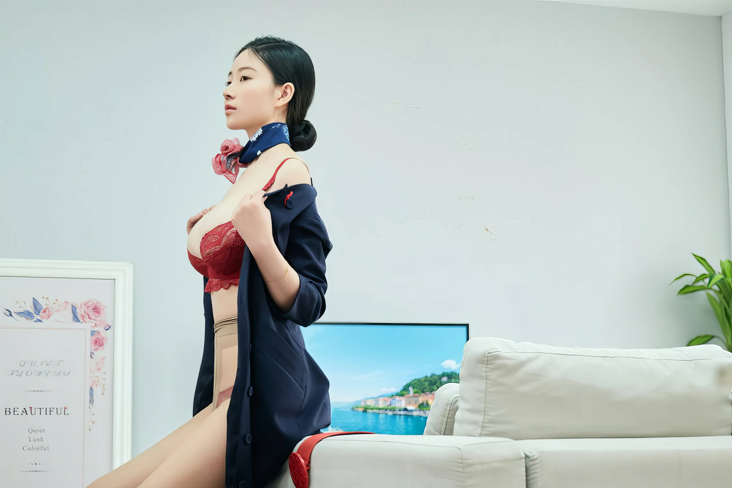 年年Nnian – 空姐制服 Cosplay-第70张