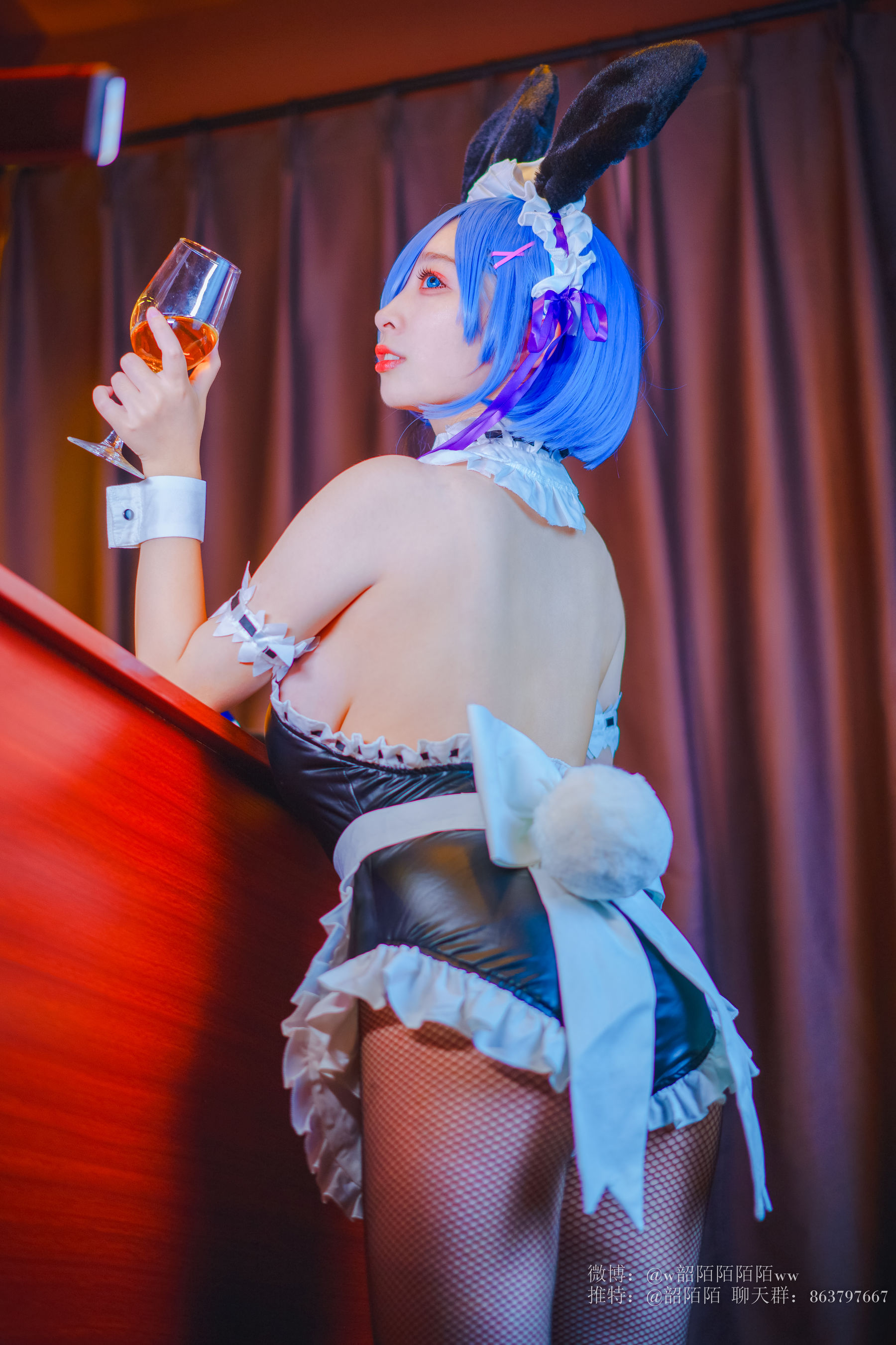 Cosplay美女韶陌陌 雷姆 Cosplay-第1张