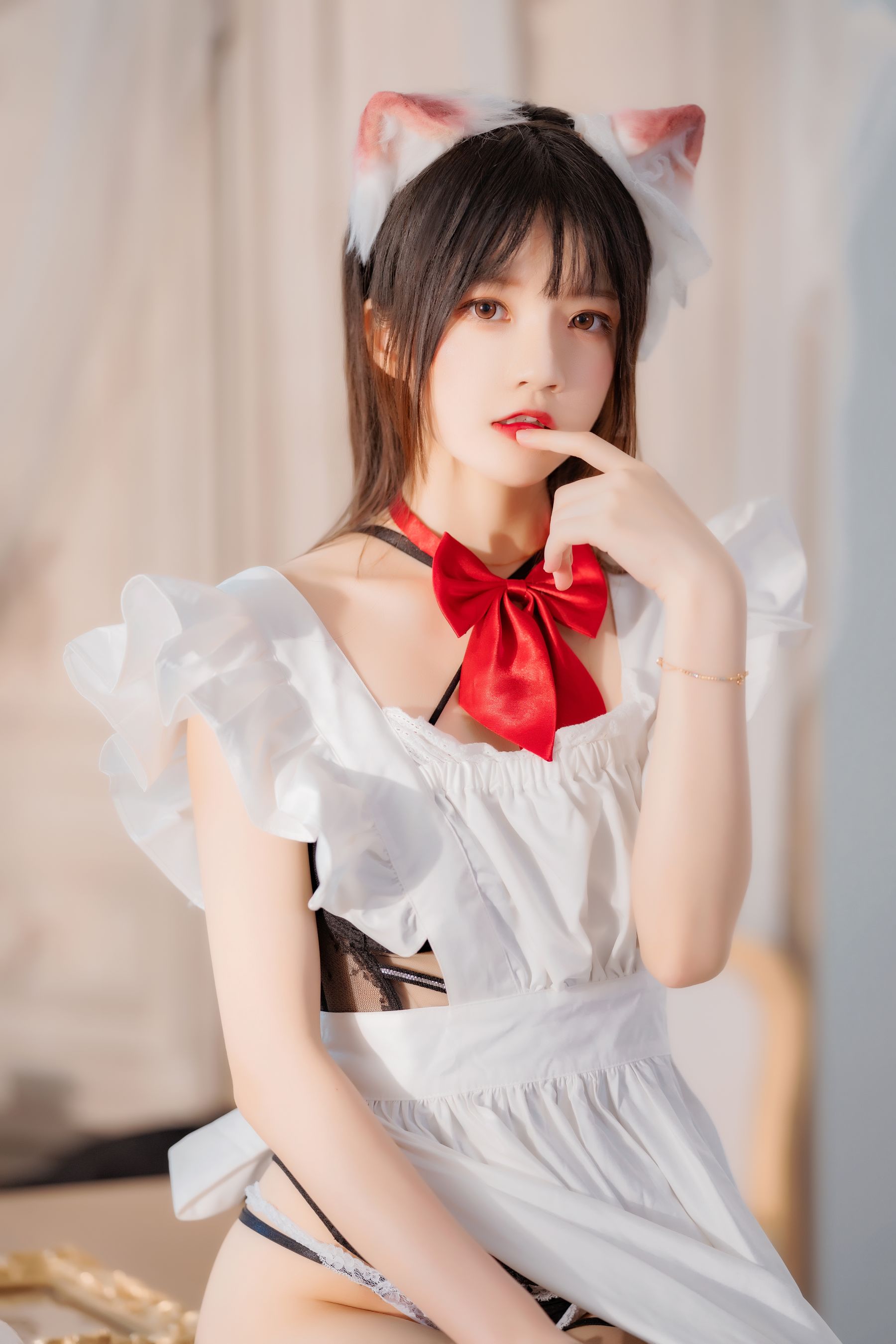 桜桃喵 – 长裙妹抖 Cosplay-第44张