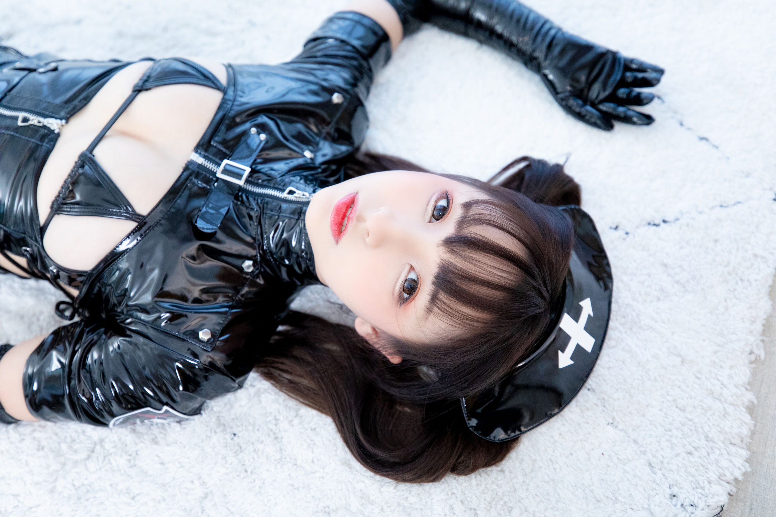 萝莉神楽板真冬 暗黑护士 空気なし Cosplay-第98张