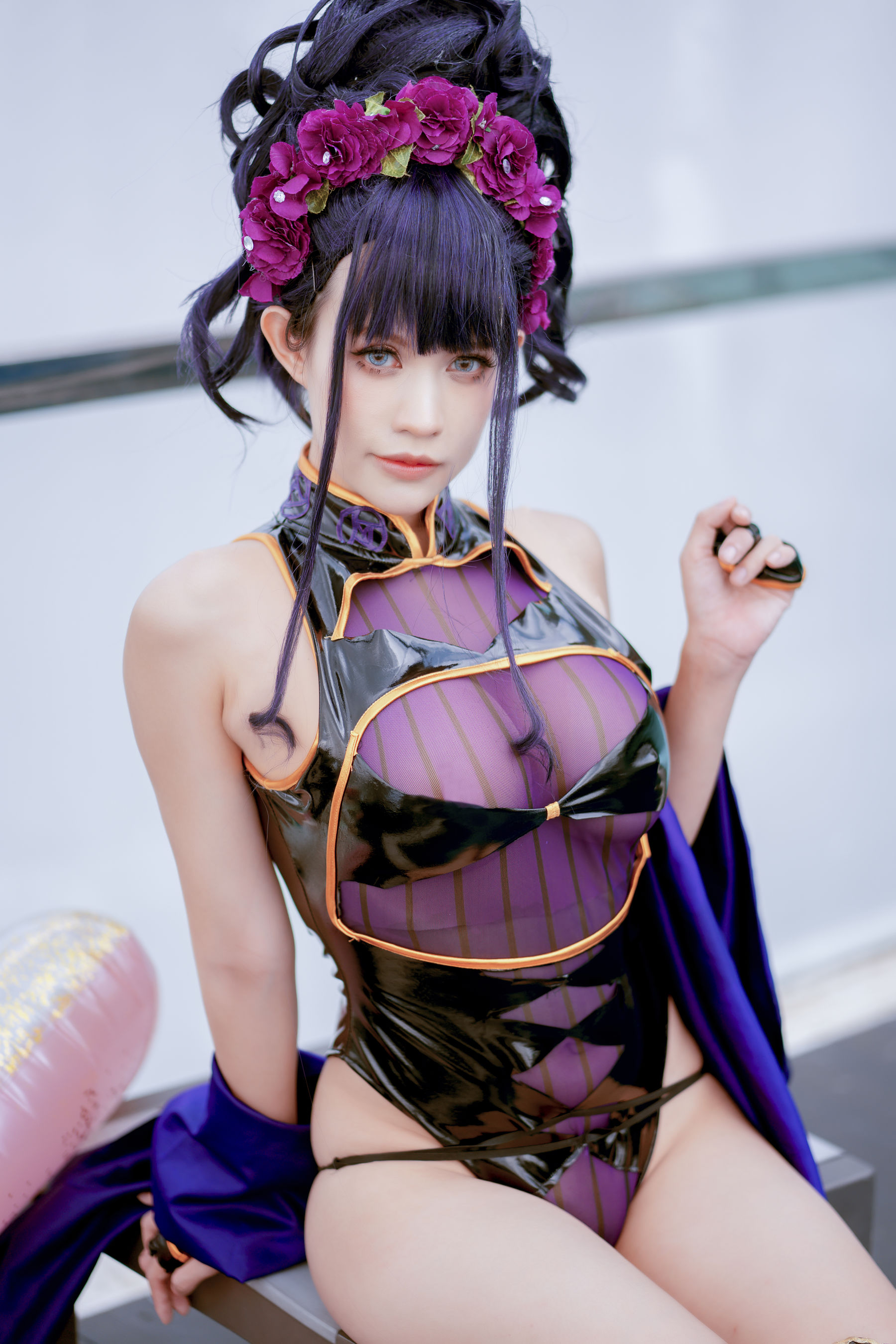 PingPing – 紫式部泳装 Cosplay-第6张