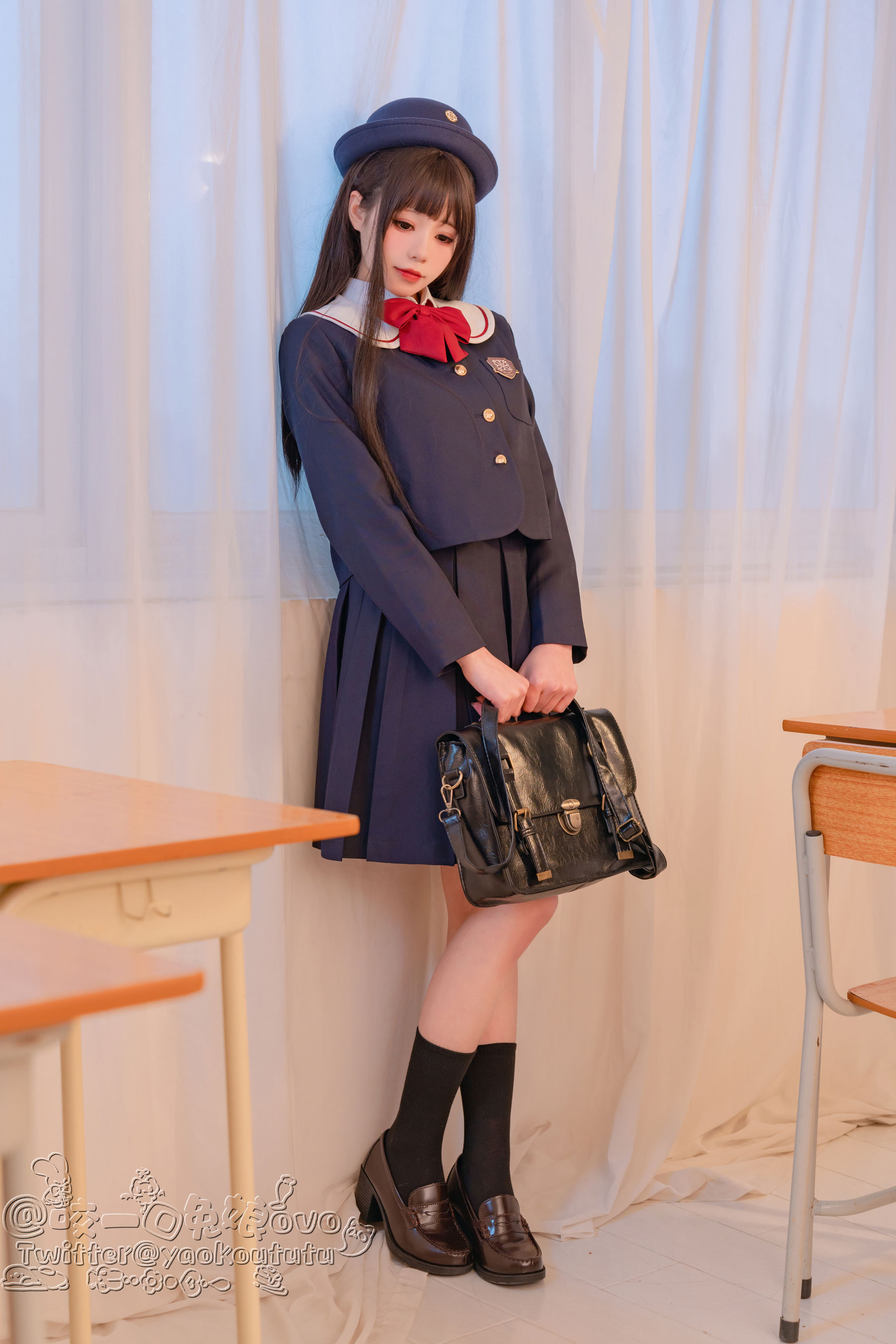 咬一口兔娘 – 入学式 Cosplay-第3张