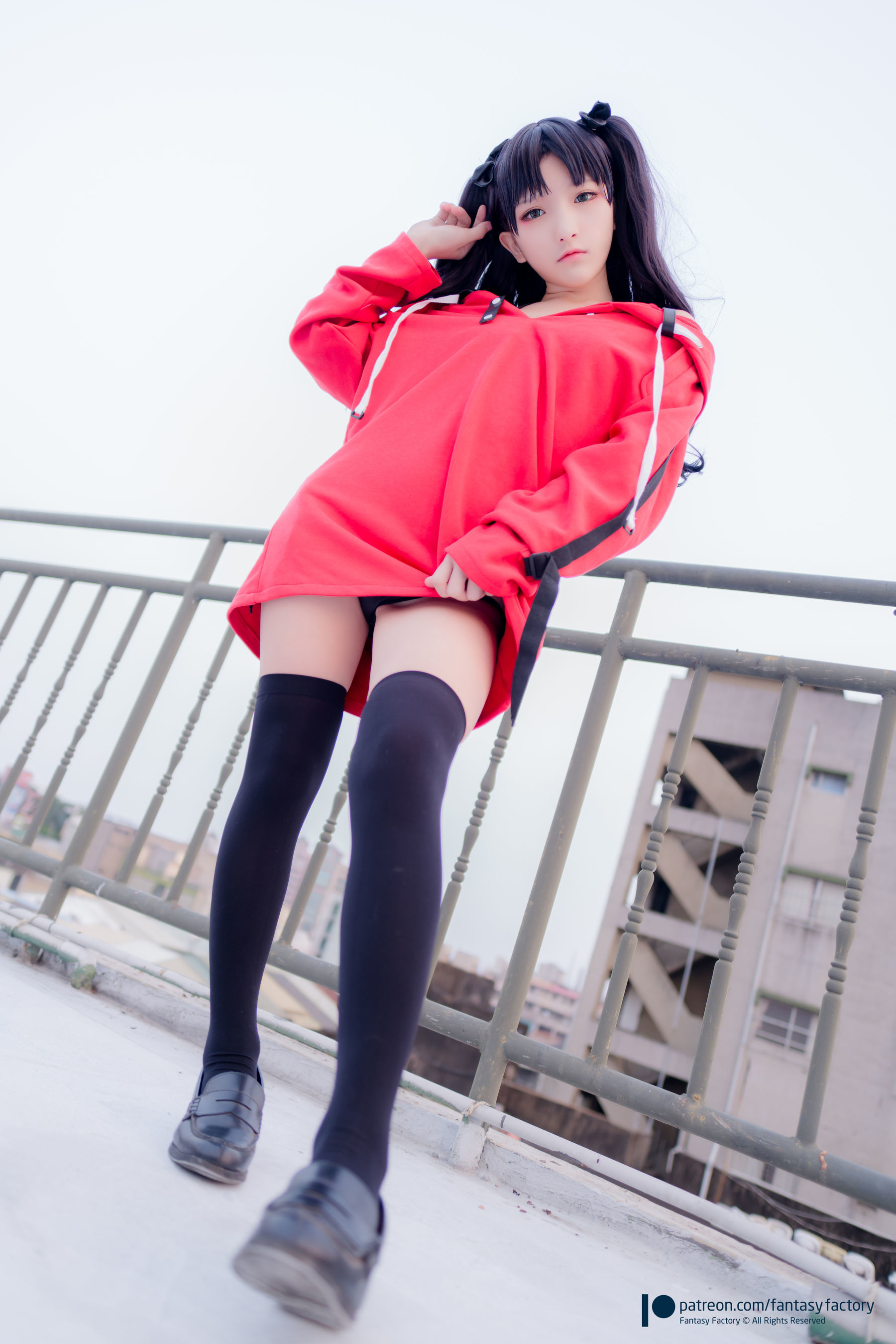 [Fantasy Factory] 小丁Cosplay – 单车少女 黑胶 情趣网衫 Cosplay-第53张