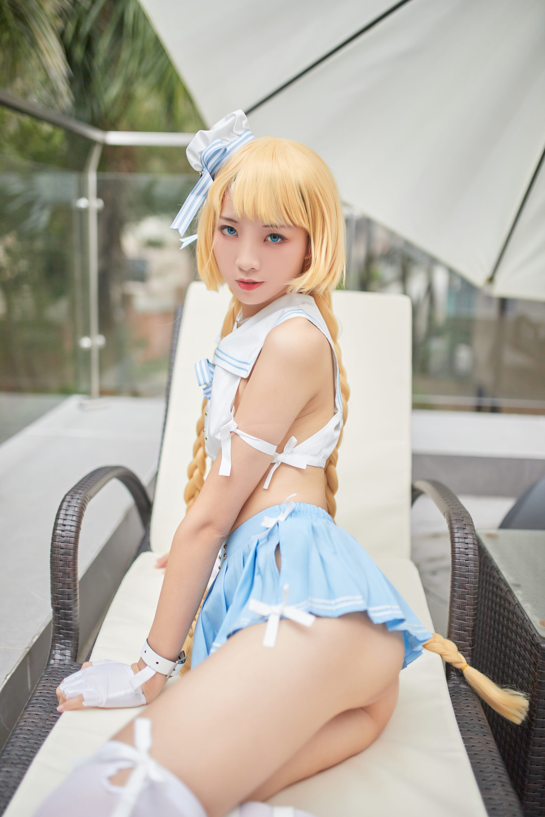 清纯妹子西瓜 – 舰队少女 兔女郎 Cosplay-第119张