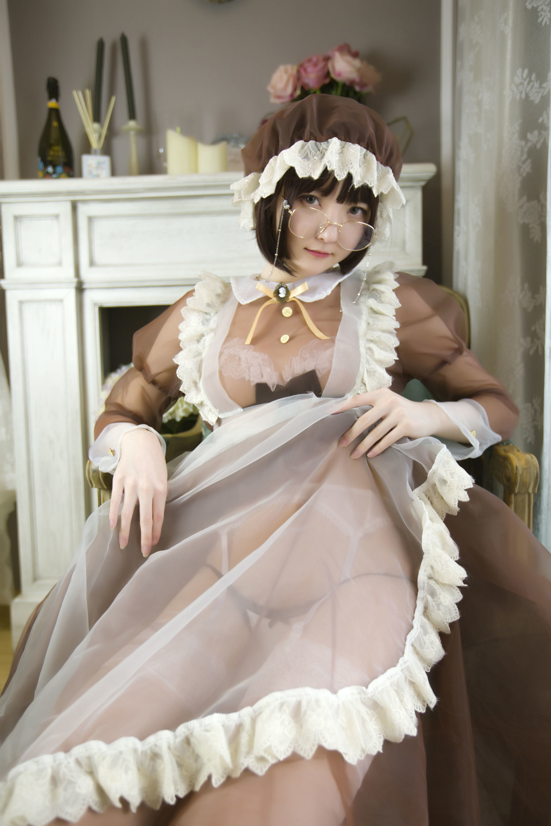 [萝莉COS] 一小央泽 – 女仆的新装 Cosplay-第6张
