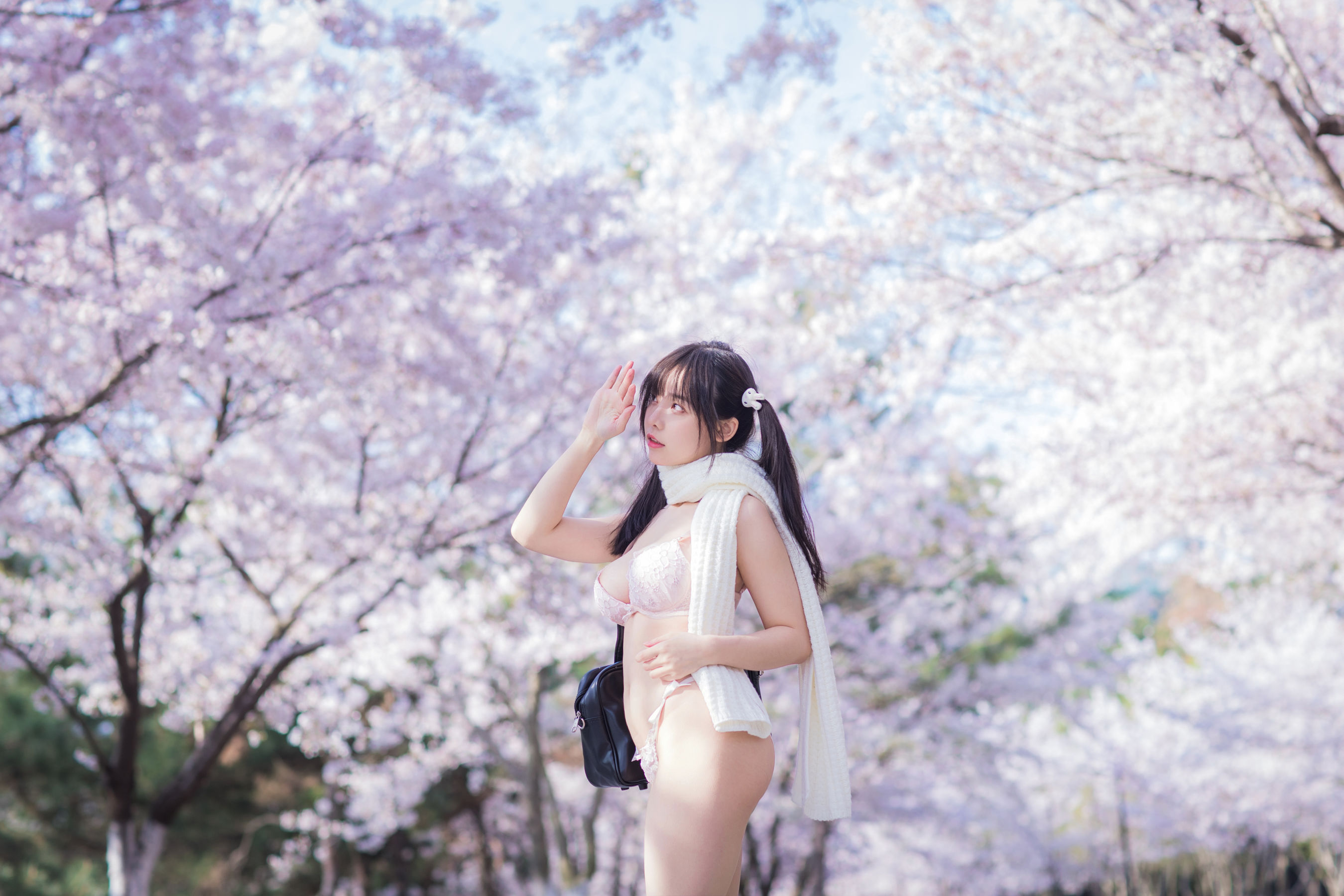 六味帝皇酱 – 樱花JK Cosplay-第4张