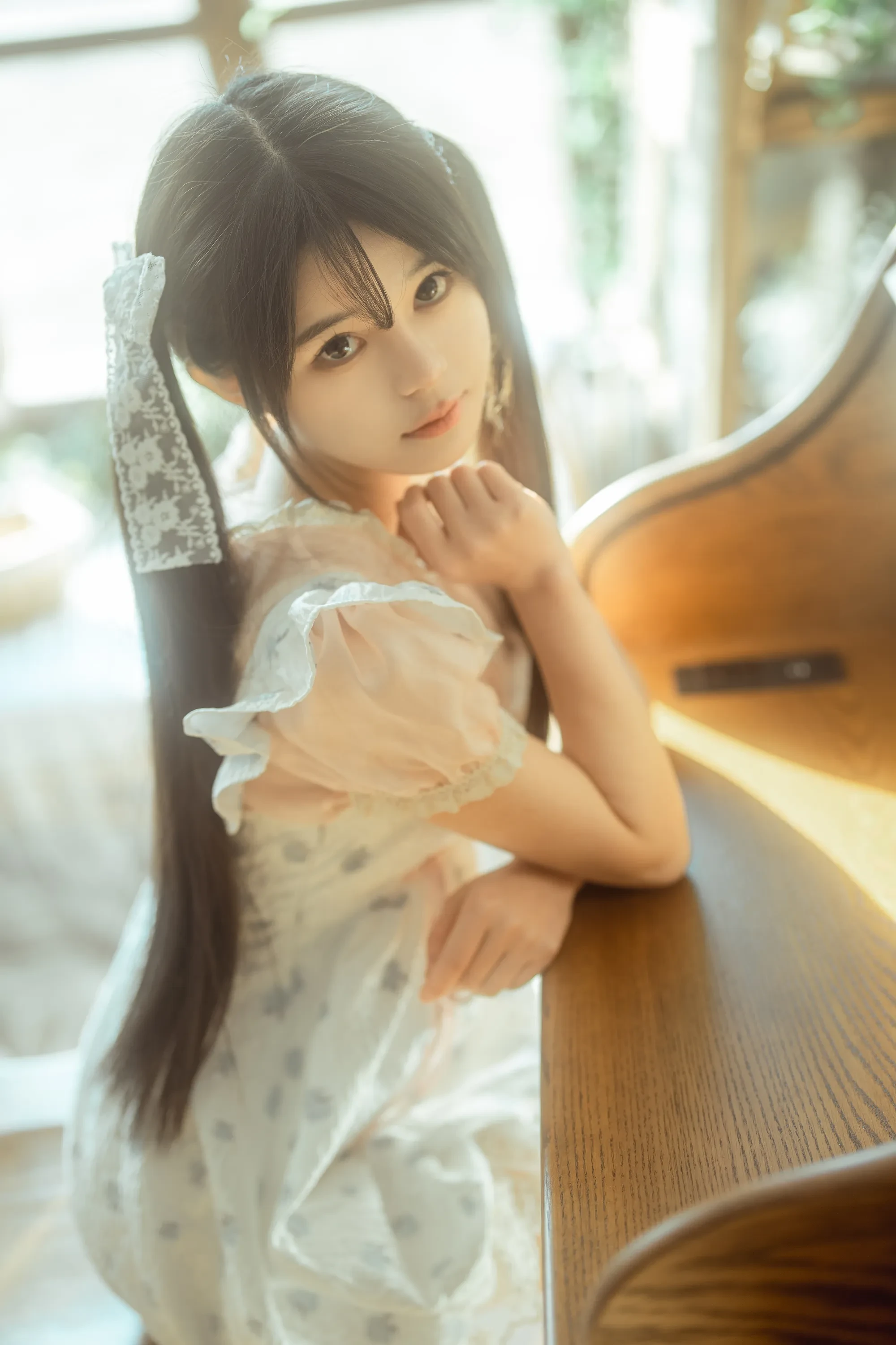 rua阮阮 – 花房 小裙子 Cosplay-第5张