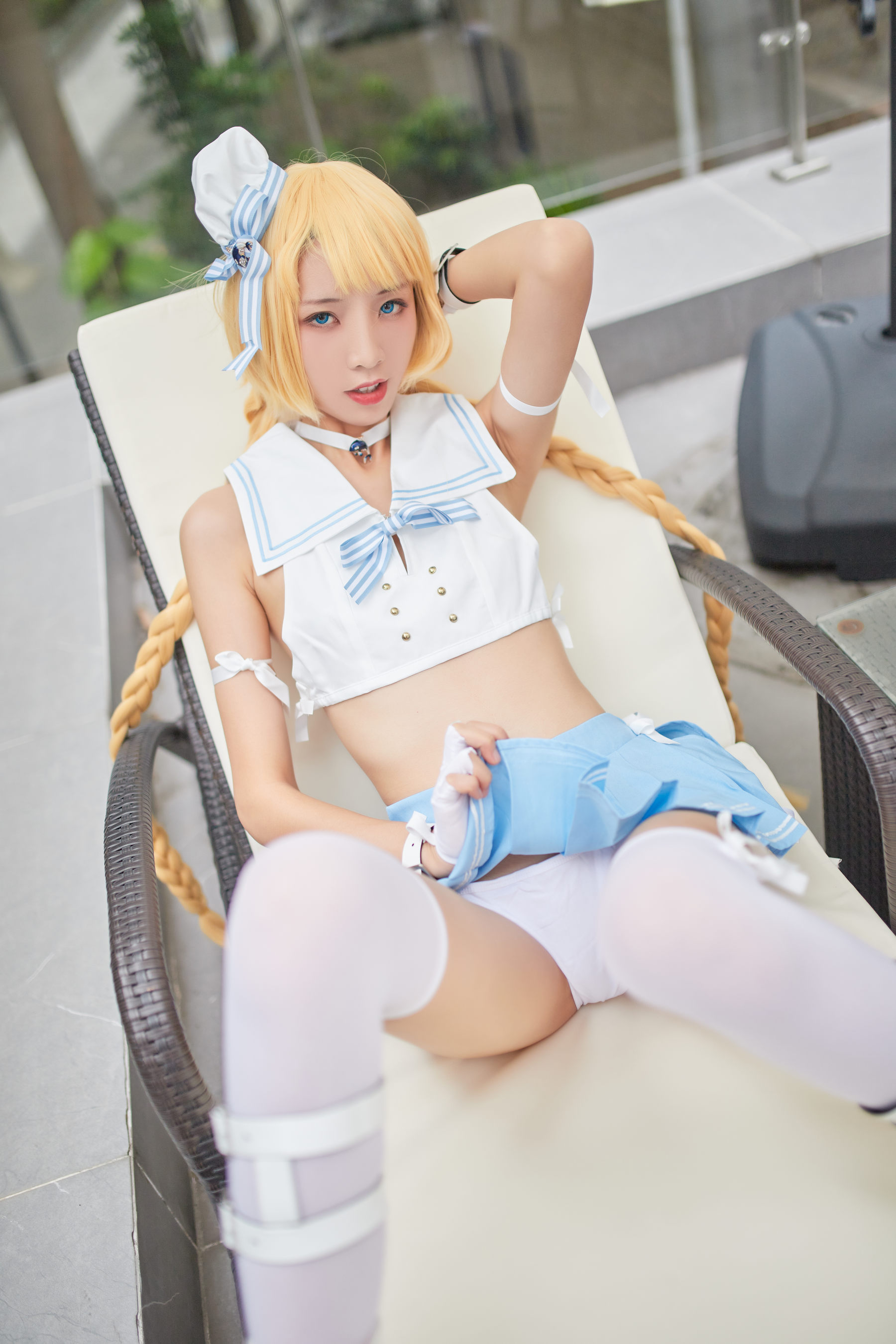 清纯妹子西瓜 – 舰队少女 兔女郎 Cosplay-第98张