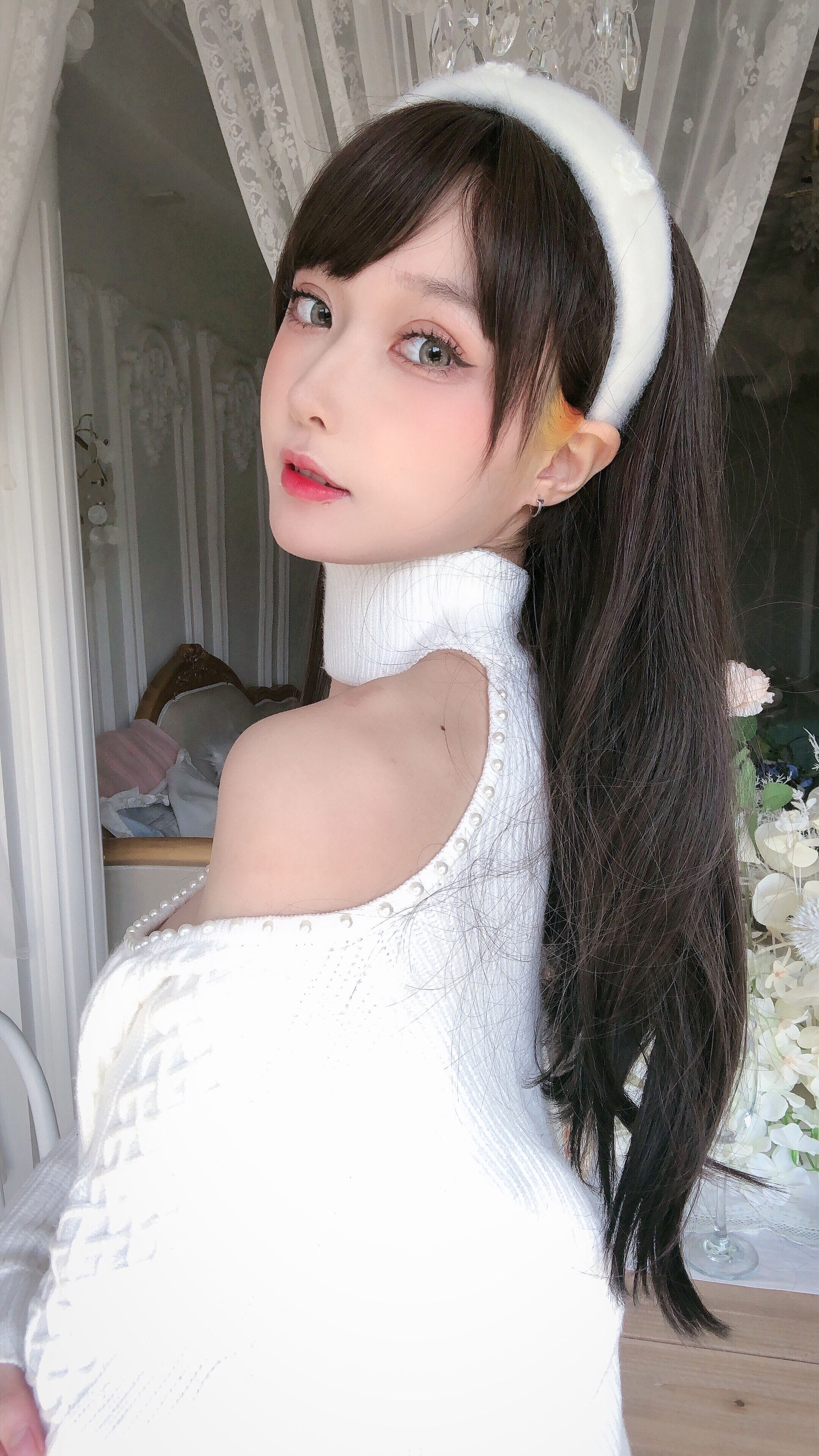 动漫博主阿包也是兔娘 – 纯欲女友 Cosplay-第8张