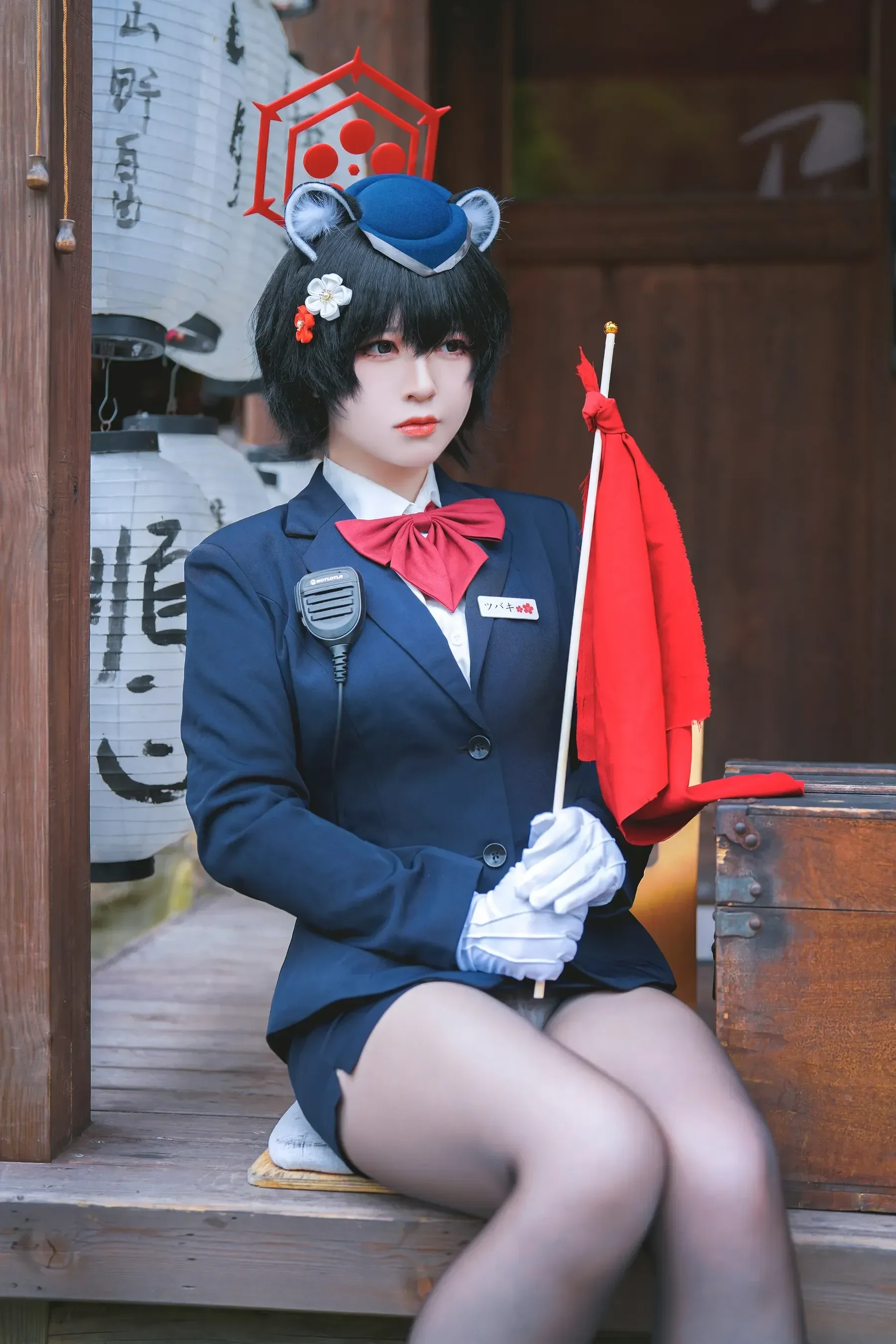 半半子 – ガイド春日ツバキ Cosplay-第7张