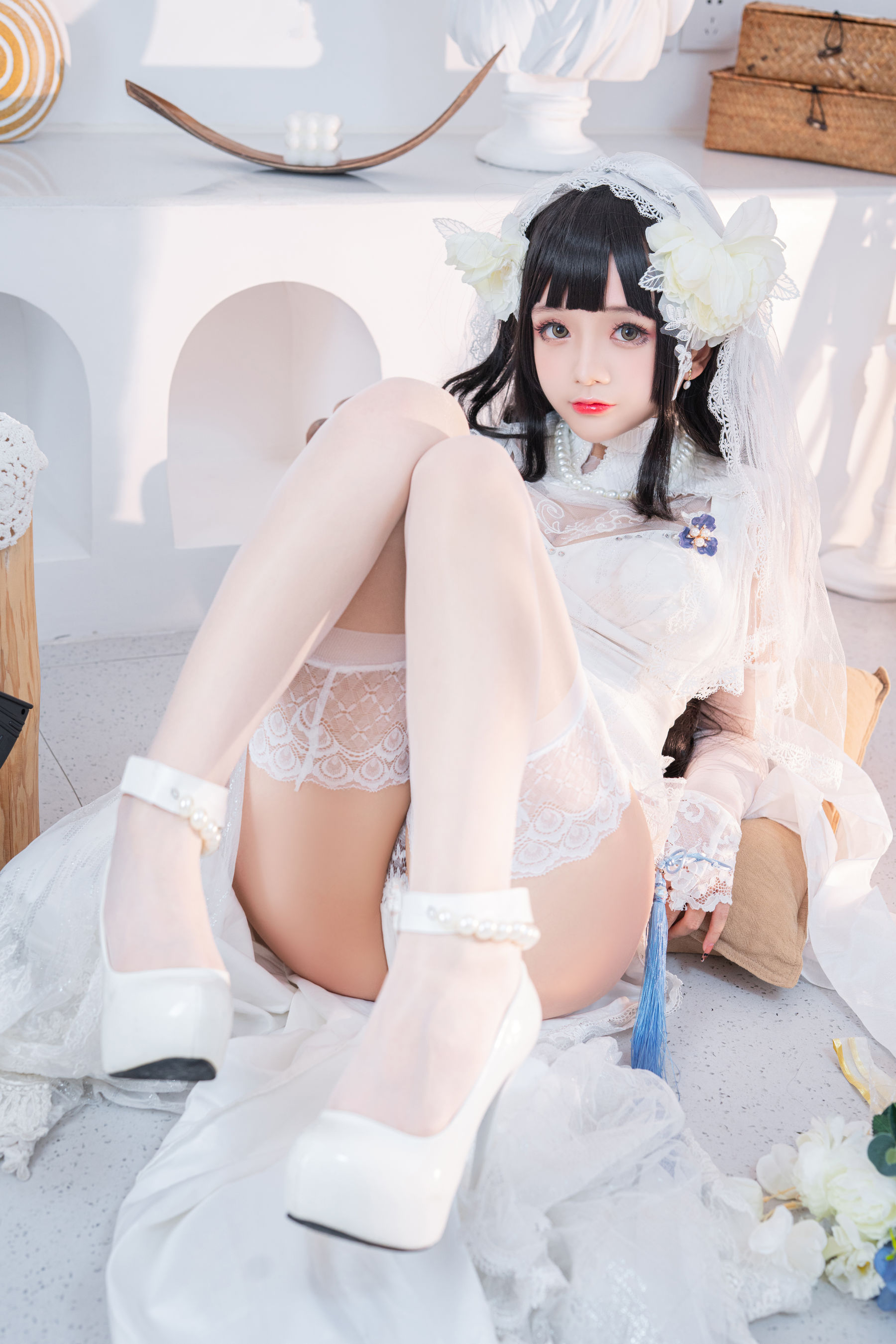 Cosplay日奈娇 – 95式婚纱 Cosplay-第5张