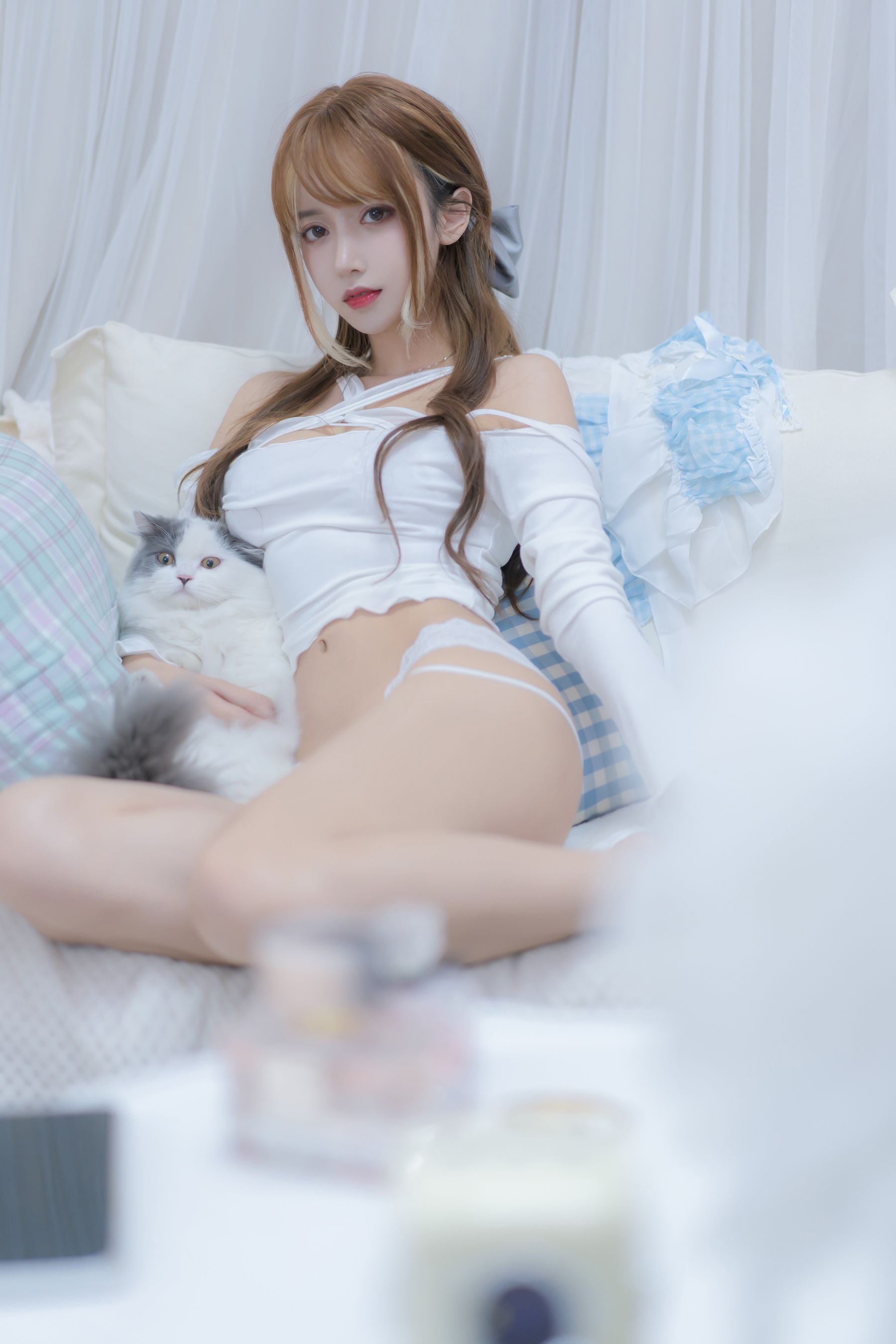 斗鱼米线线sama – 我和猫 Cosplay-第88张