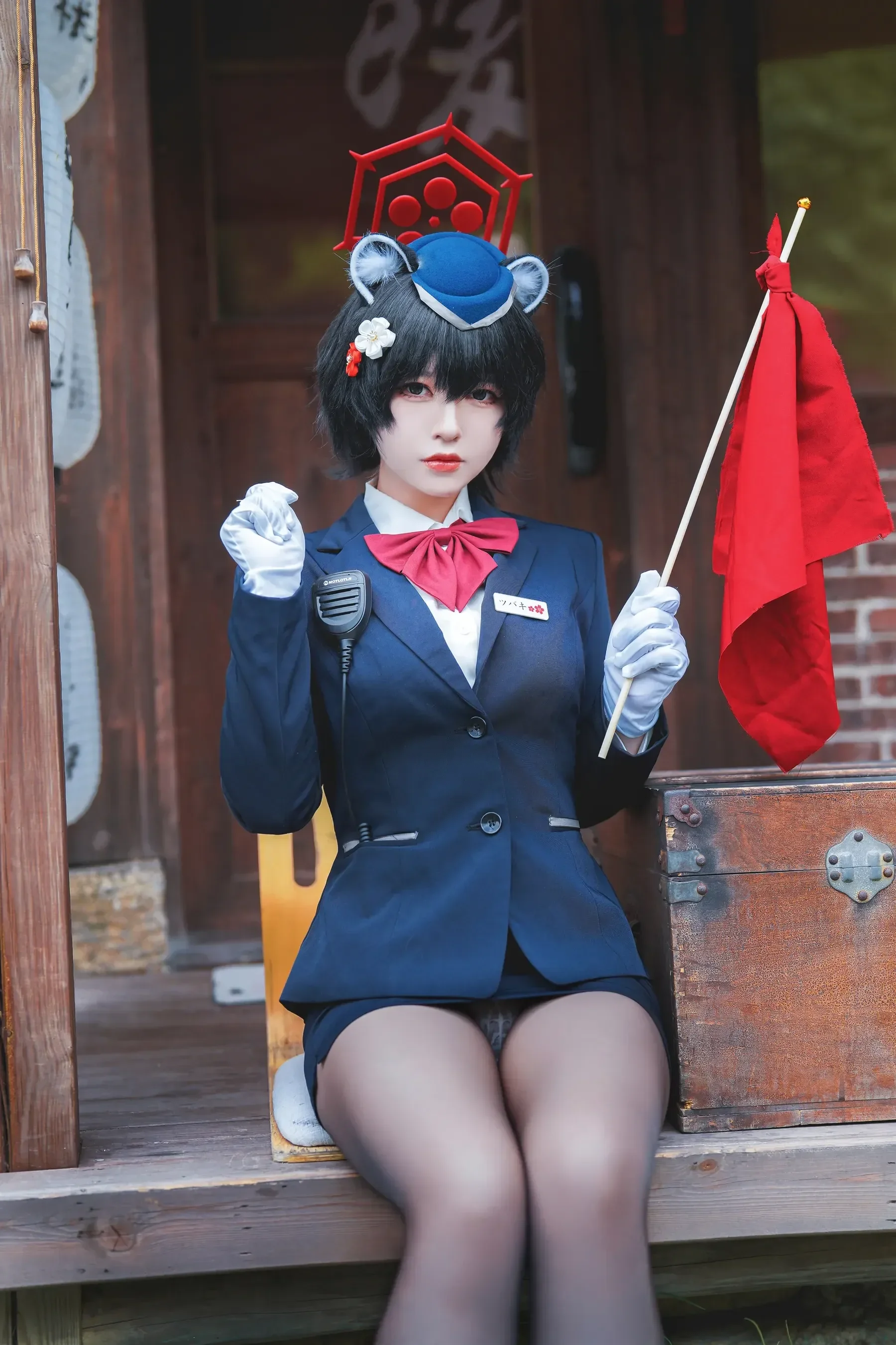 半半子 – ガイド春日ツバキ Cosplay-第5张