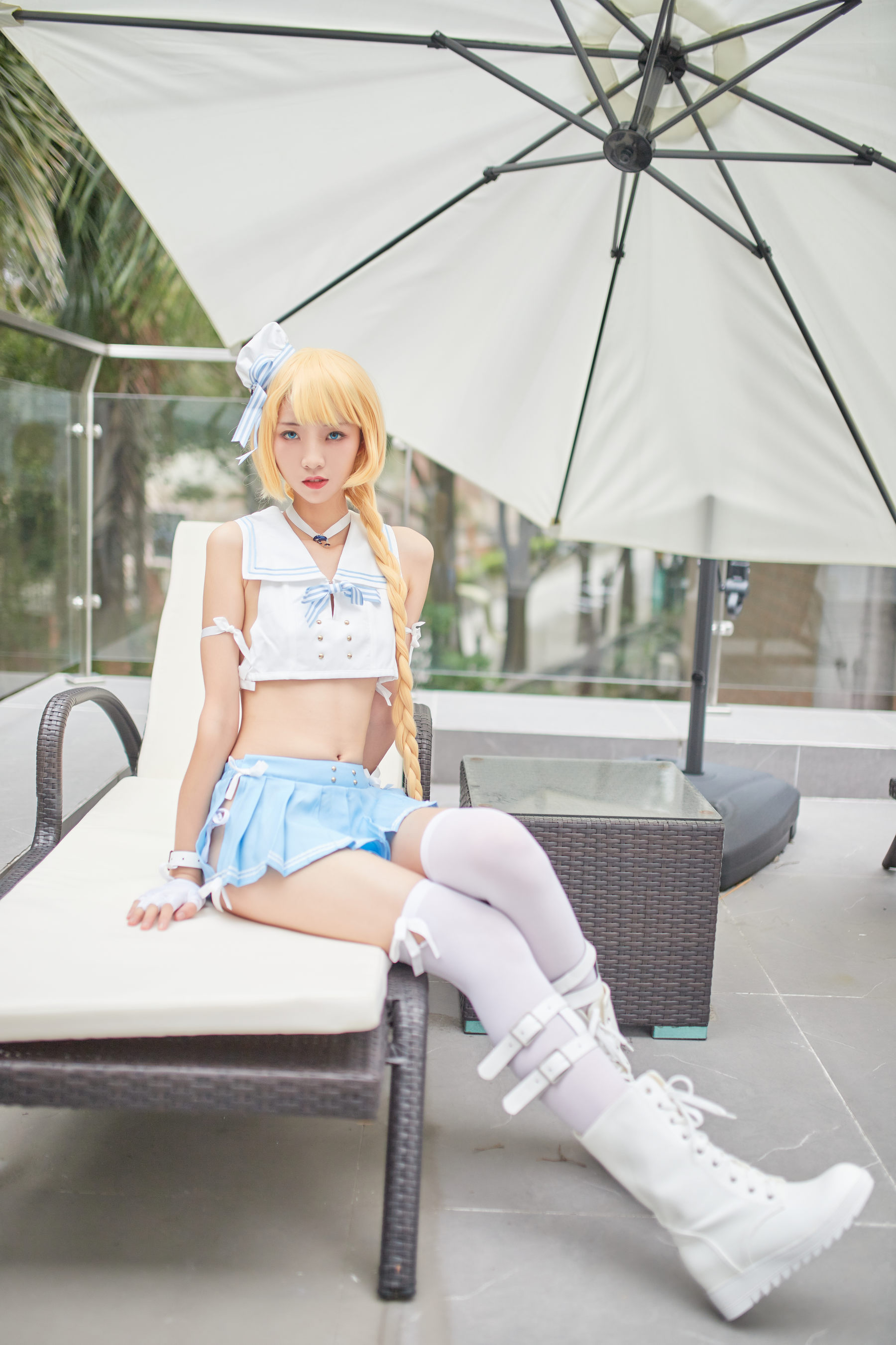 清纯妹子西瓜 – 舰队少女 兔女郎 Cosplay-第85张