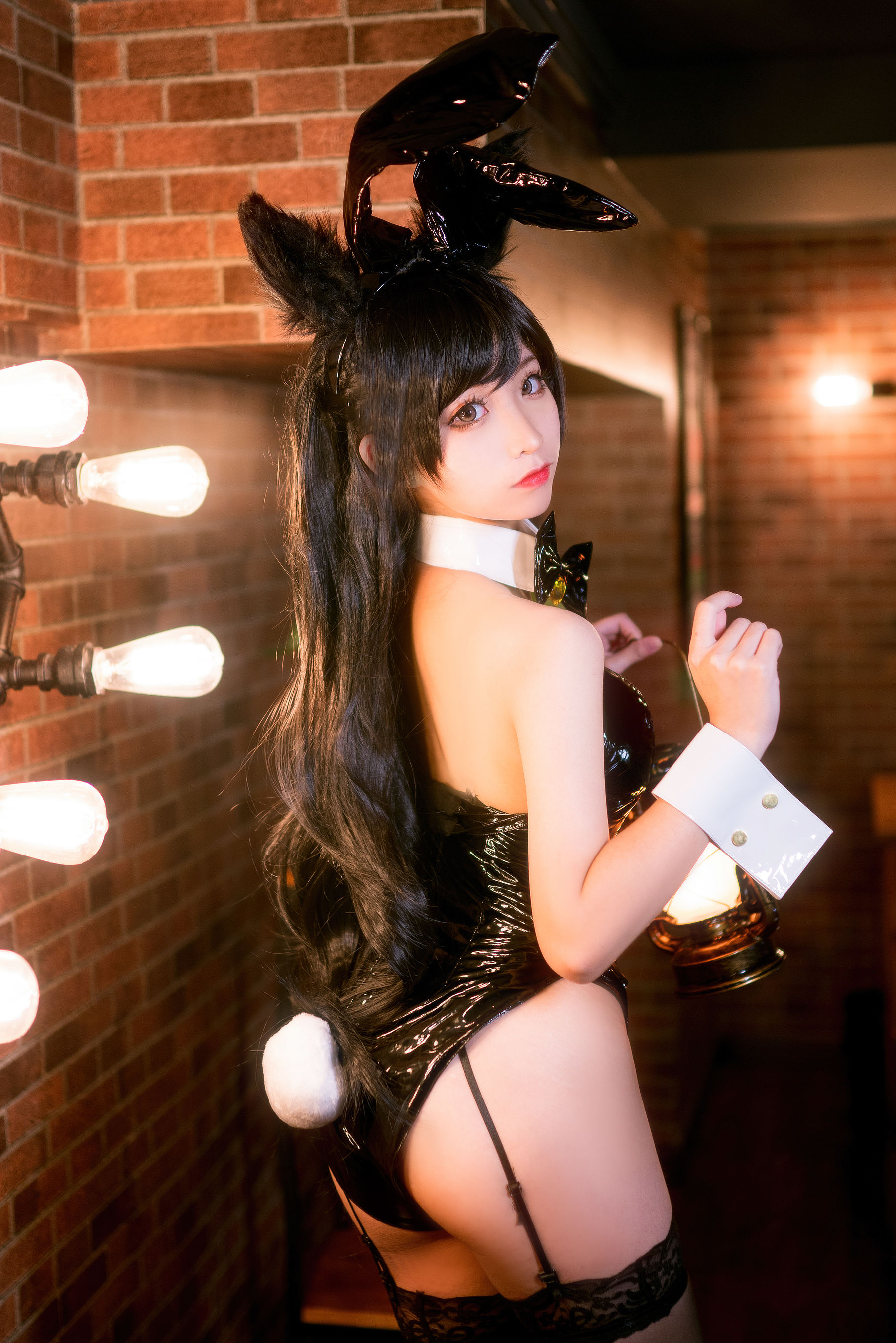 动漫博主蠢沫沫 爱宕兔女郎 Cosplay-第2张