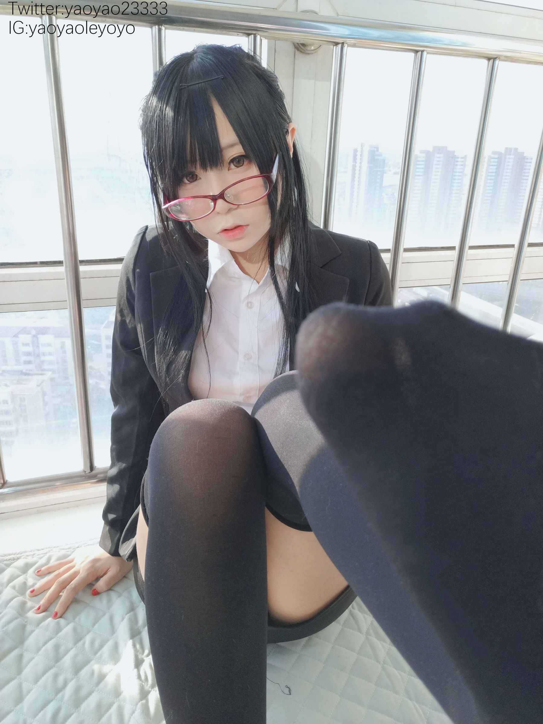 萌妹子Coser摇摇乐yoyo – 补习老师 Cosplay-第6张