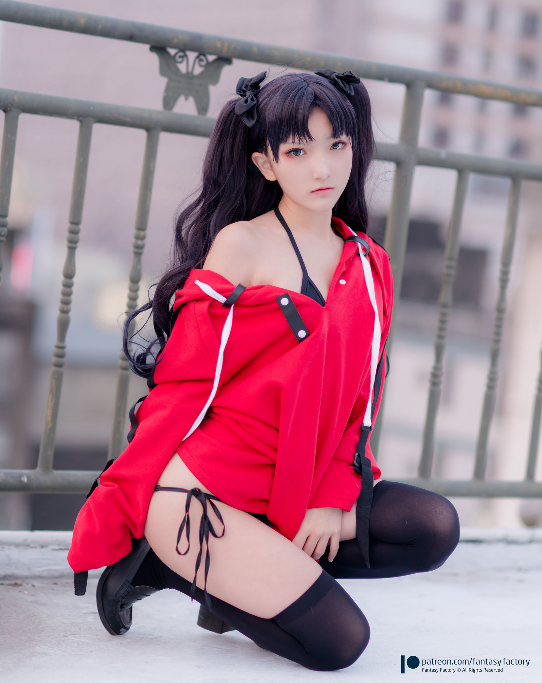 [Fantasy Factory] 小丁Cosplay – 单车少女 黑胶 情趣网衫 Cosplay-第72张