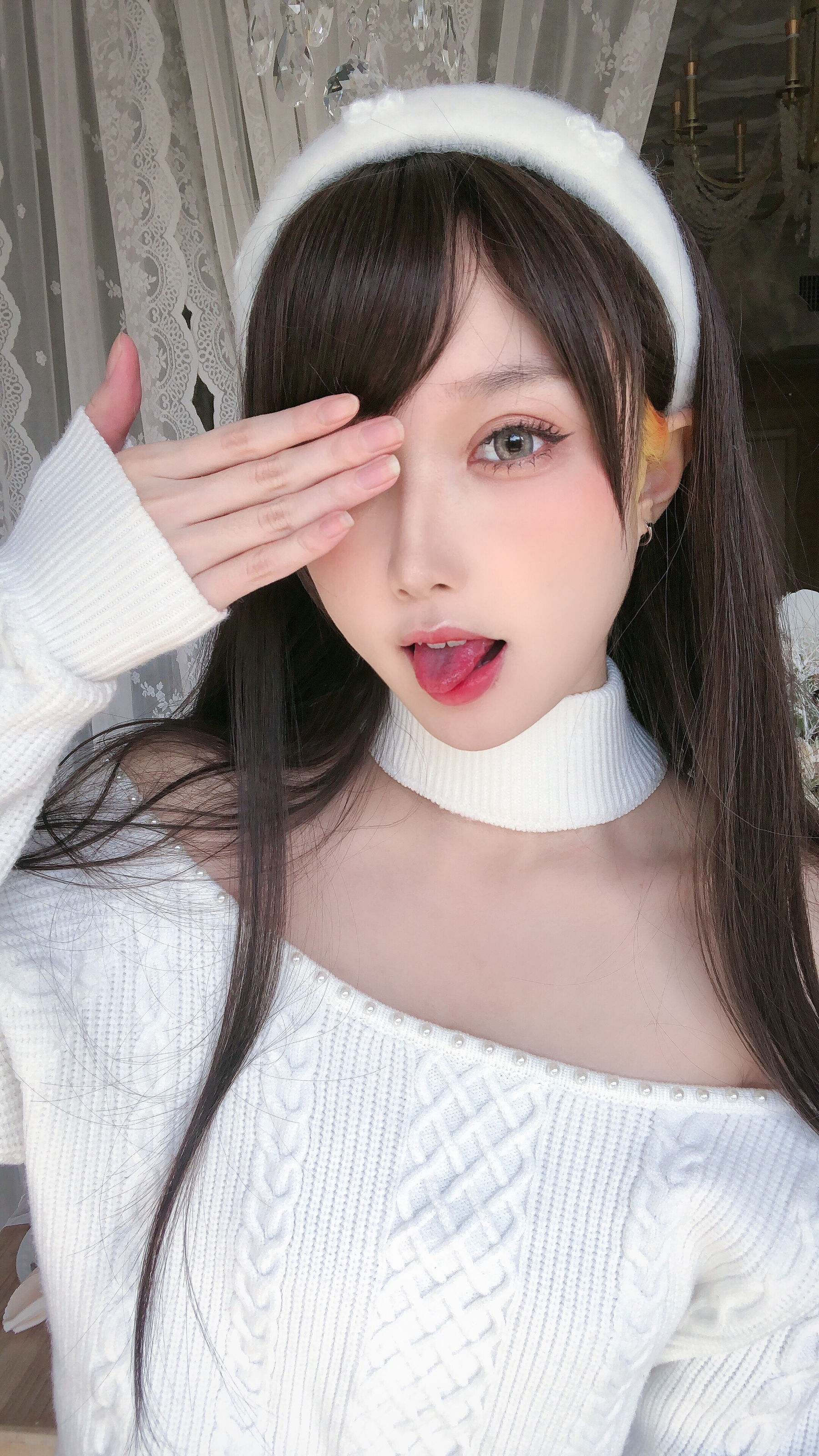动漫博主阿包也是兔娘 – 纯欲女友 Cosplay-第7张