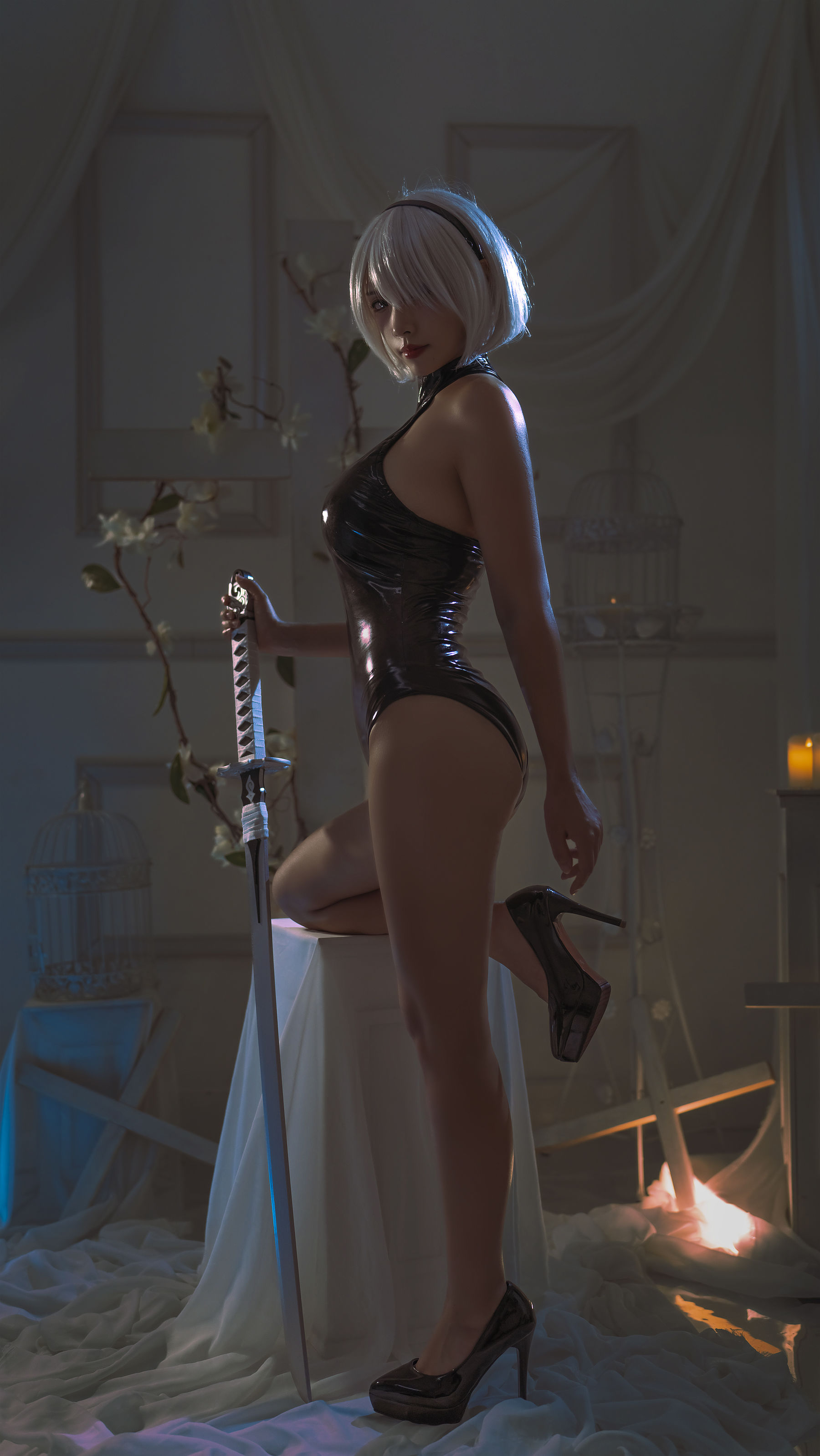 Neko-薇薇 – 2B泳衣 Cosplay-第20张
