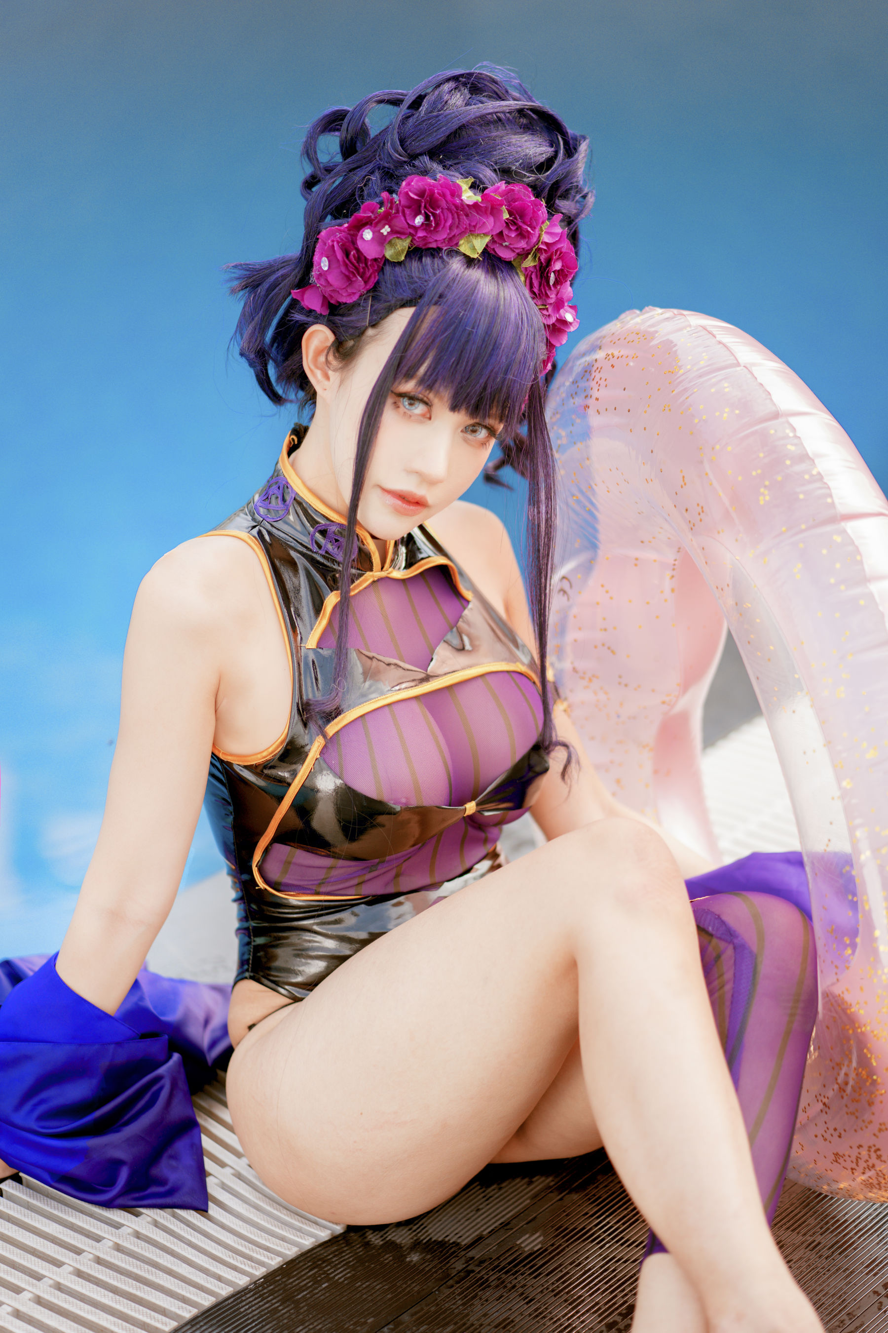 PingPing – 紫式部泳装 Cosplay-第27张