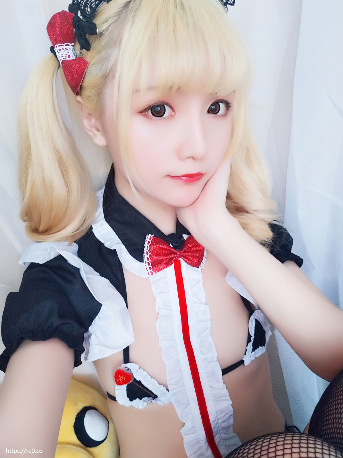 [萝莉COS] 星之迟迟 VOL.04 元气女仆包 Cosplay-第9张